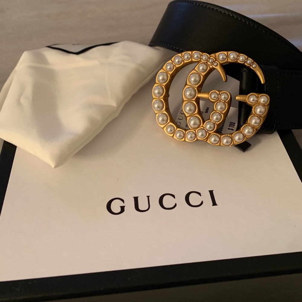 Gucci Pearl Belt